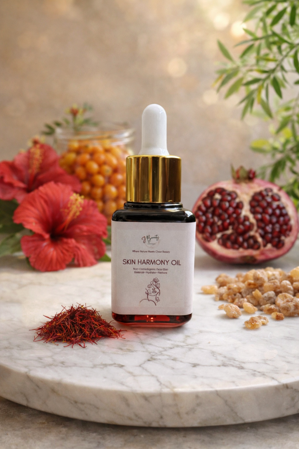 Skin Harmony Face Oil- 30ml زيت الوجه للنضارة و الترطيب